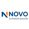 Logo Novo Automatización en blanco